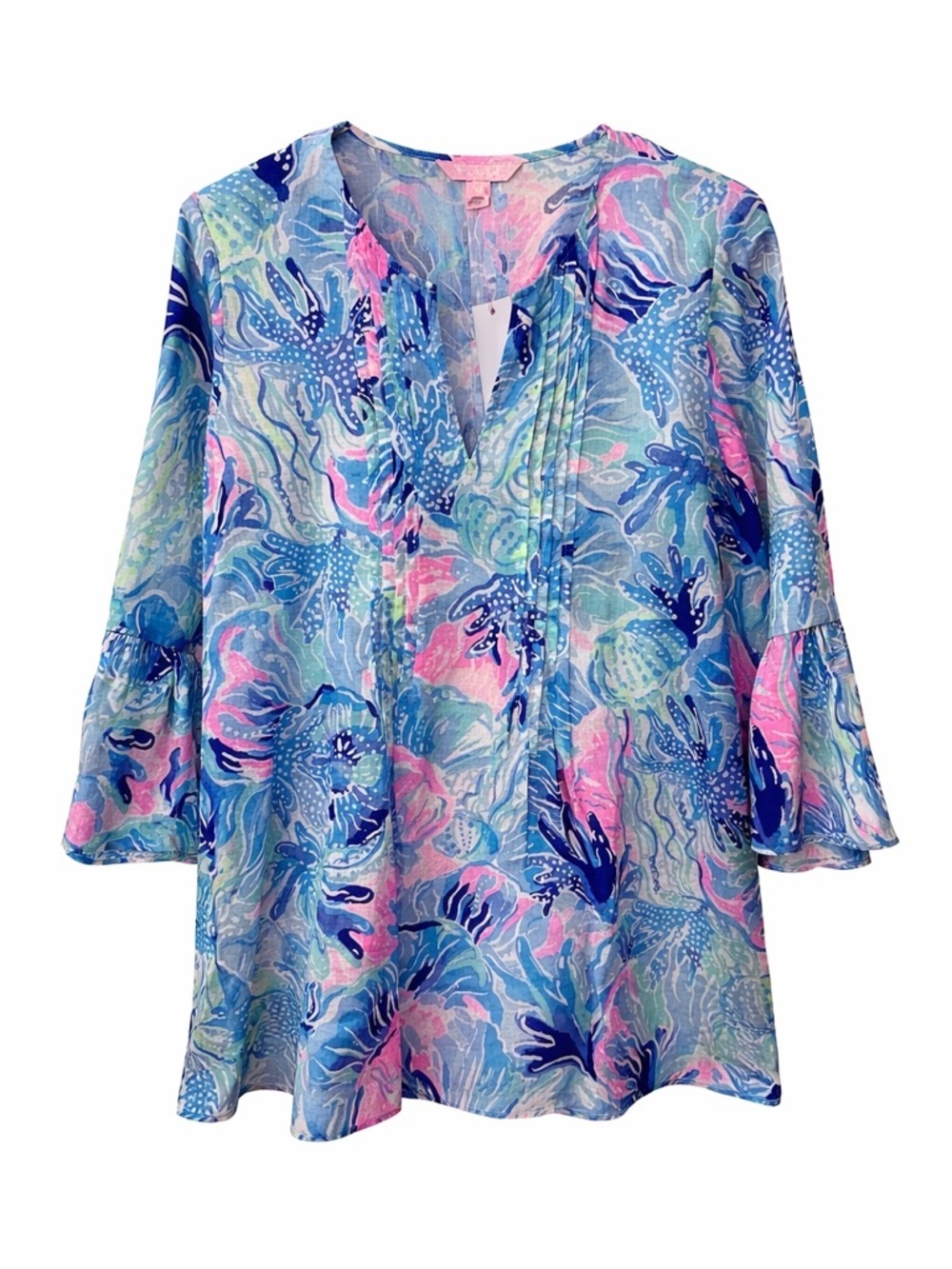 🌺 NWT! Lilly Pulitzer Hollie Linen Tunic Blouse